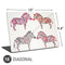 Cat Coq Rainbow Zebras Universal Laptop 16in (13 x 9.4in) Skin